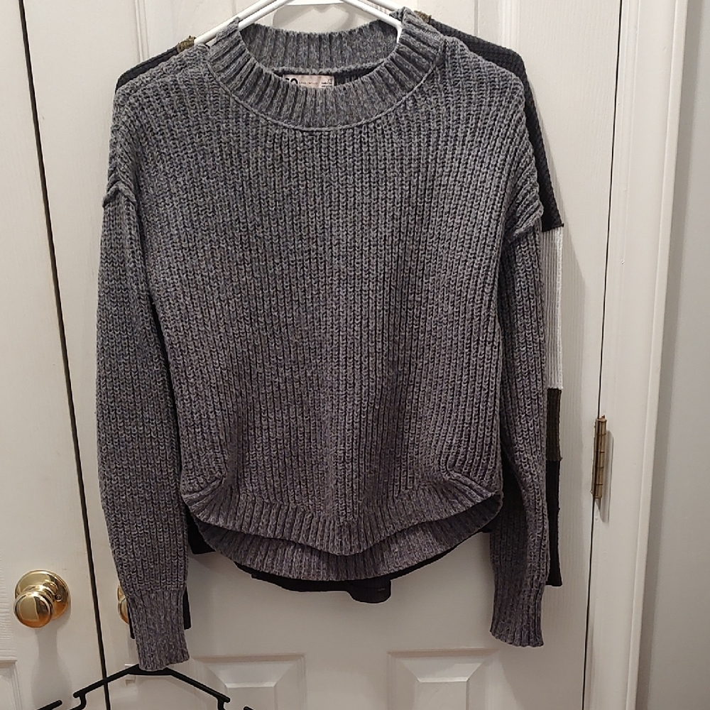 Two Long Sleeve Tops,One Sweater And One Thermal Knit